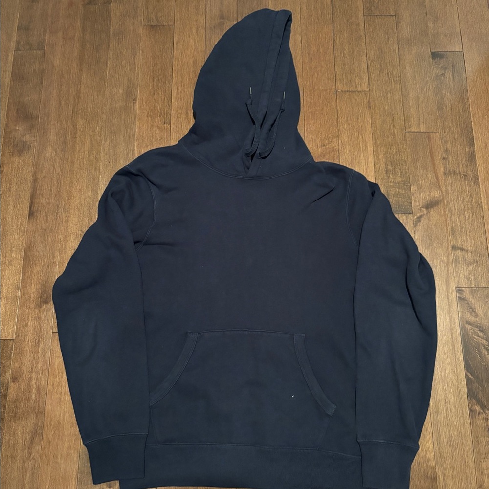 Dark Blue Uniqlo Dark Blue Men's Hoodie
